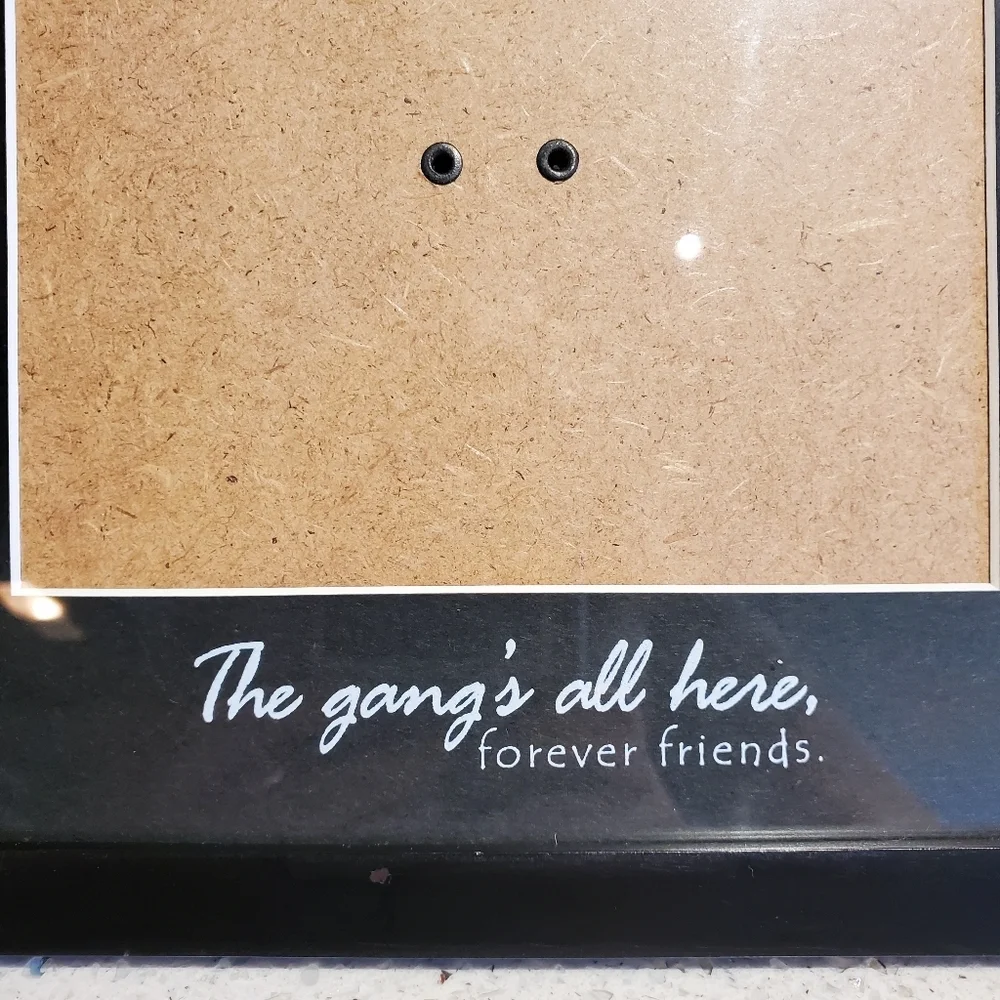 Gangs All Here Friends Forever 6x4 Picture Frame Black White Classic Minimalist